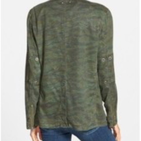 ❤️1-DAY SALE❤️NWOT PAM & GELA CAMO SHIRT/JACKET - Picture 2 of 4